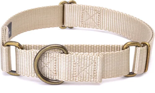 Vista 17 de Country Brook Petz - Collar de perro martingala, collar de entrenamiento resistente sin hebilla, collar de perro de servicio para todos los Marrón