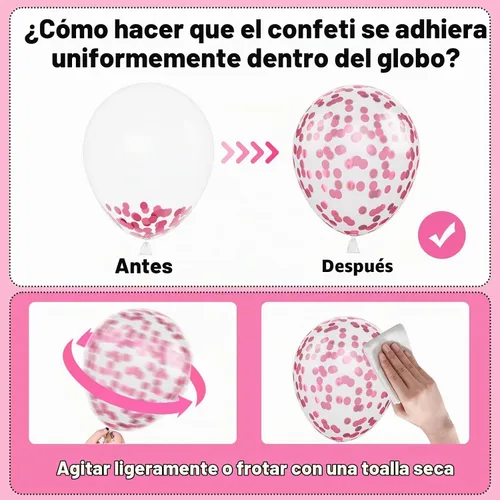 Vista 8 de Funhot Juego de Globos Rosas Retro, 60 Globos Rosa Polvo de 12 Pulgadas, Globos Cromados Rosa Oro para Niñas, Globos Látex Beige Desnudo