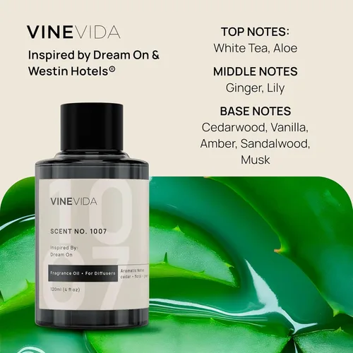 Vista 5 de VINEVIDA (Paquete de 4) Aceite Difusor de Fragancia para Hotel Colección Hotel - Difusores de Aromas de Hotel para el Hogar - Aceite Difusor de Aire