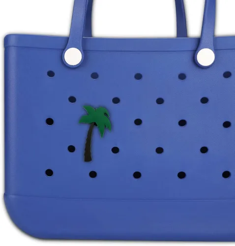 Vista 6 de Dijes para Bolsa para Accesorios de Bolsa Bogg, Dije de Decoración para Modelos Originales de Bolsa Bogg, Bolsa de Playa de Goma (Árbol)