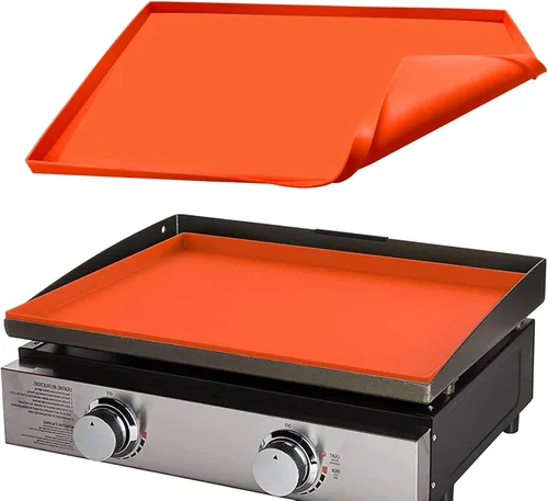 Favfully - Tapete de silicona para parrilla, cubierta de parrilla de 22 pulgadas, funda protectora para parrilla Blackstone de 22 pulgadas,
