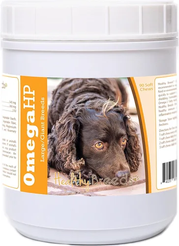 Vista 223 de Healthy Breeds Affenpinscher Omega HP - Masticables suaves para piel y pelaje, 60