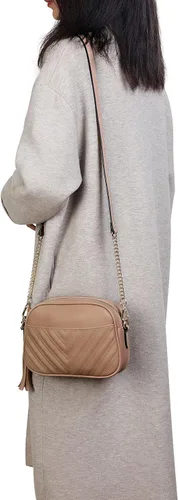 Vista 3 de lola mae Bolso bandolera acolchado, bolso de hombro de diseño moderno