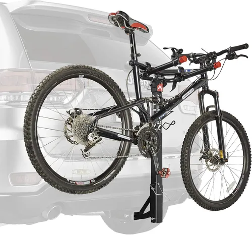 Vista 2 de Allen Sports Deluxe 522RR Soporte de enganche para 2 bicicletas, plata/negro
