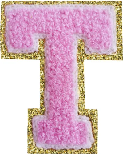 Vista 133 de 3Pcs Letter Patches Varsity Glitters Chenille,SPRT Iron on Blue Letter Patch,Alphabet Cloth Patch for Team Costume Decoration 3.1in Height S