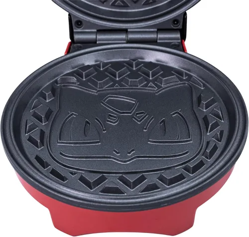 Vista 9 de Uncanny Brands Máquina de gofres Pokémon Bulbasaur - Haz gofres Bulbasaur - Electrodoméstico de cocina