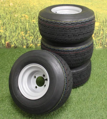 Vista 6 de 18 x 8.50-8 con conjuntos grises de 8 x 7 para carrito de golf y cortacésped (juego de 4)