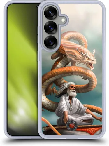 Vista 99 de Head Case Designs Officially Licensed Anne Stokes God's Hammer Guardian Dragons Gel Case [Military Grade Protection] Compatible with Samsung Galaxy