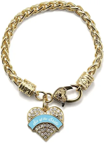 Vista 219 de Inspired Silver - Pulsera de plata con dije de corazón pavé con circonitas cúbicas