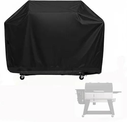 Vista 13 de Cubierta de parrilla de carbón estilo parque para Toriexon, fundas impermeables para parrilla de parque para barbacoa comercial y al aire libre