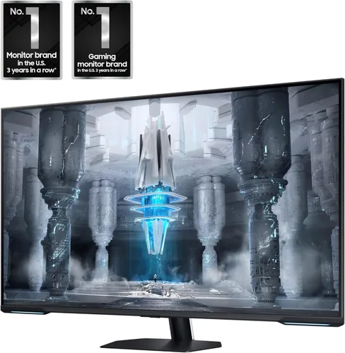 Vista 3 de SAMSUNG 43" Odyssey Neo G7 Series - Monitor inteligente para juegos 4K UHD, 144Hz, 1ms, VESA Display HDR600, Quantum Matrix Technology, AMD FreeSync