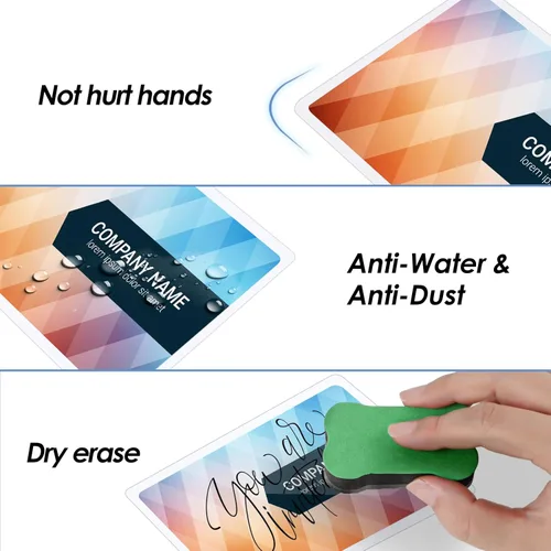 Vista 4 de KTRIO - Bolsas de laminación autoadhesivas 2.6 x 3.9 pulgadas, 30 bolsas, espesor de 10 mil, hojas laminadas autoadhesivas para tarjetas