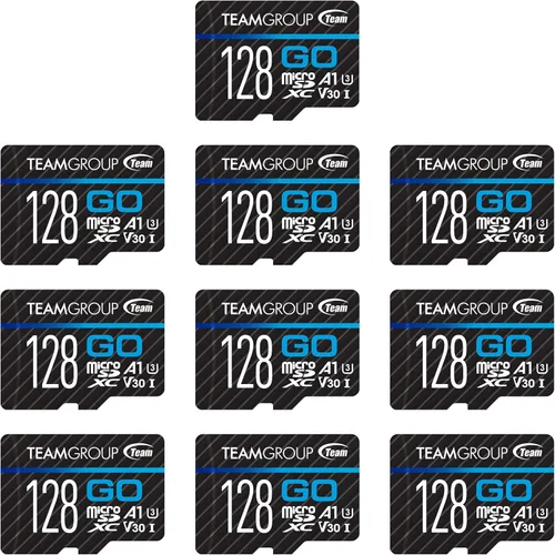 Vista 7 de TEAMGROUP Tarjeta GO Card 64GB x 3 Pack MicroSDXC UHS-I U3 V30 4K para cámaras de acción y drones, tarjeta de memoria flash de alta velocidad