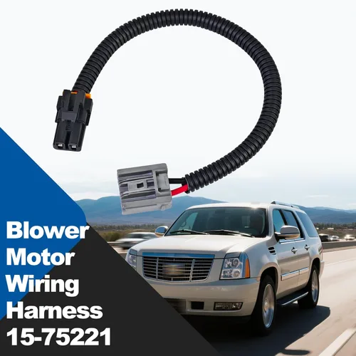 Vista 5 de Arnés de cableado del motor del ventilador para equipo GM 15-75221 compatible con Cadillac Escalade Chevy Silverado Tahoe Avalanche Suburban GMC
