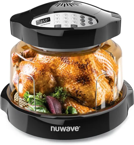 Nuwave Horno infrarrojo Pro Plus 2, encimera, convección, cocina fresca o congelada, sin descongelación ni precalentamiento, cocina saludable, calor