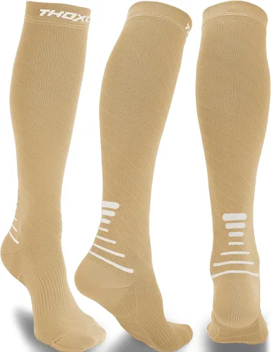 Thoxcare Compression Socks for Women Men (12Pairs), Graduated 20-30 mmHg Knee High Support Stocking for Sport Travel Medical