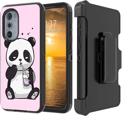 Vista 44 de Funda para Moto G Stylus 5G 2023 con funda de clip para cinturón y soporte, resistente de doble capa, resistente a prueba de golpes, para Motorola