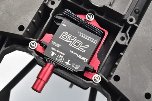 Vista 2 de GPM Para Traxxas X Maxx 4 x 4 piezas de actualización de aluminio servo montaje + barra de acoplamiento de acero inoxidable + bocina servo
