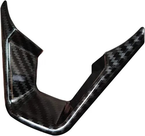 Vista 7 de 3 piezas de cubierta de volante de fibra de carbono para Ford Fusion Mondeo Edge