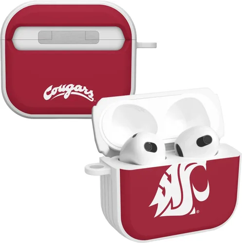 Vista 21 de AFFINITY BANDS Washington State Cougars Camo HDX - Funda compatible con Apple AirPods Generaciones 1 y 2