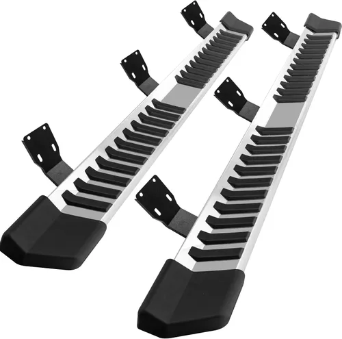 Vista 20 de COMNOVA Estribos Compatibles con Ford F-150 Crew Cab 2004-2014 (4 puertas de tamaño completo), diseño de almohadilla de paso de 6 pulgadas, barras