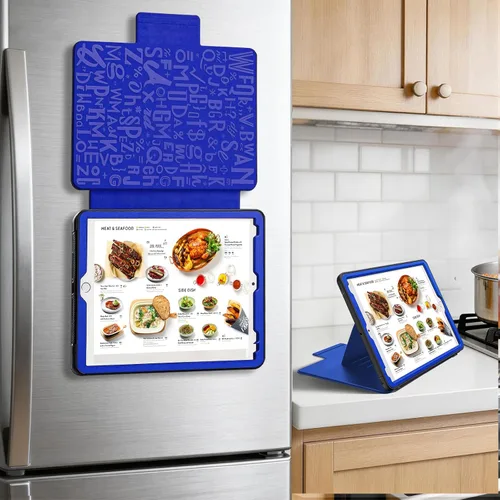 Vista 28 de BLOSOMEET Bonita funda para iPad de 9ª generación 2021 de 10.2 pulgadas con protector de pantalla de vidrio templado y soporte para bolígrafo, funda