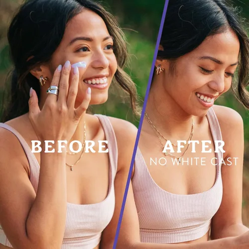 Vista 4 de Badger Protector solar biodegradable seguro para arrecifes, protector solar mineral SPF 50, 98% ingredientes orgánicos, sin perfume, resistente al