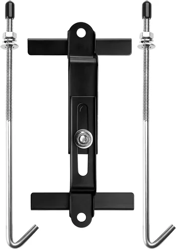 Soporte de batería ajustable,Barra transversal universal con 8 ''de longitud,18-8 (304) juegos de pernos J de acero inoxidable