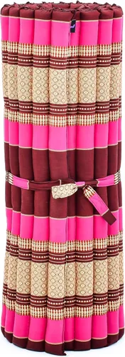 Vista 384 de Leewadee colchón tailandés enrollable para cama de invitados, tapete de yoga, para masaje tailandés, ecológico, orgánico y natural.