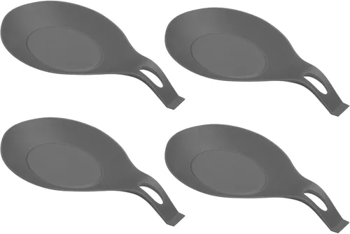 Vista 21 de uxcell Soporte de cuchara de silicona, 7.68 x 3.74 pulgadas, resistente al calor, soporte para utensilios de cocina, espátula, soporte para cucharón