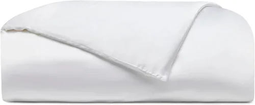 Vista 15 de Cozy Earth - Funda de edredón de lujo tamaño individual - 100% viscosa de bambú - Funda de edredón ultrasuave, fresca y ligera - Ropa de cama