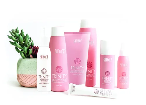 Vista 2 de Surface Hair Champú seco Trinity, absorbe naturalmente la suciedad y el aceite mientras agrega volumen y brillo, 1.8 onzas