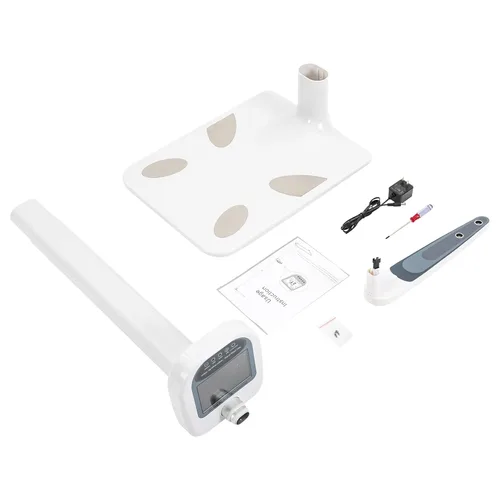 Vista 6 de Báscula médica digital profesional de 440 libras/440.9 lbs de capacidad, báscula médica digital para peso corporal y rango de escala, rango