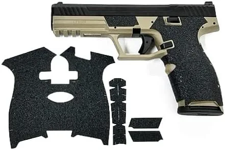 Vista 7 de Handleitgrips Mejora de cinta de agarre de pistola de goma texturizada para una Armería Estatal Palmetto 5.7 Rock