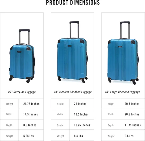 Vista 6 de Kenneth Cole Reaction Out Of Bounds - Equipaje de transporte vertical, Color verde azulado.), 5705046TL