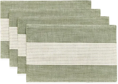 Vista 15 de Camino de mesa de lino Wracra, caminos de mesa de macramé estilo granja de 36 pulgadas de largo para decoración de mesa de comedor, boda, fiesta