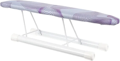 Hemobllo Tabla de planchar de manga compacta con base antideslizante, alfombrilla de planchar portátil para ropa pequeña y mangas, cubierta
