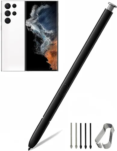 Vista 8 de Galaxy S22 - Lápiz capacitivo de repuesto para Samsung Galaxy S22 Ultra 5G Touch, S22 S Pen sin reemplazo Bluetooth + puntas/puntas (negro)