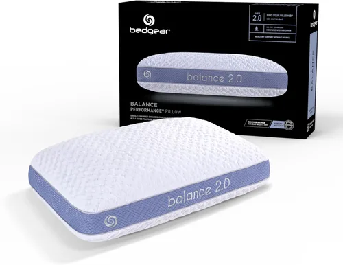 Vista 11 de Bedgear Balance 1.0 Almohada refrescante – Almohada de cama de rendimiento que absorbe la humedad para personas que duermen con calor, soporte