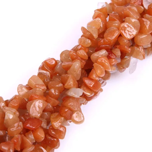 Vista 17 de Cuentas sueltas de piedra natural de grava de jade amarillo de 0.236-0.315 pulgadas, chips de piedras preciosas para hacer joyas, forma libre, 34