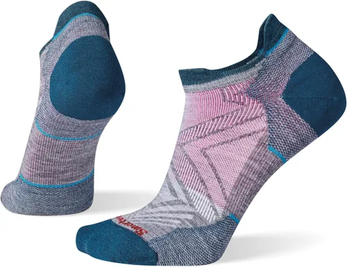 Vista 13 de Smartwool Calcetines tobilleros bajos Run Zero Cushion para mujer Azul (Serene blue)
