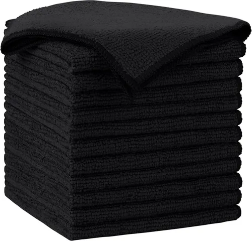 Vista 26 de AIDEA Paquete de 8 paños de limpieza de microfibra, toallas de microfibra suave para automóviles, trapos de limpieza absorbentes, sin pelusas, sin