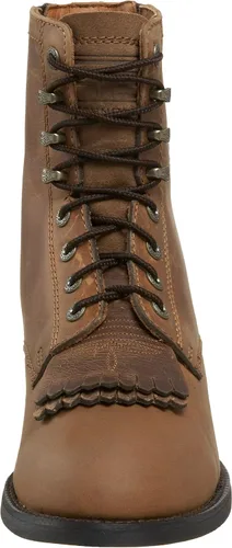 Vista 2 de Ariat Botas Heritage Lacer II - Botas de trabajo de cuero para mujer, Marrón, 5.5