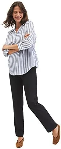 Motherhood Maternity Women's Bi-Stretch Secret Fit Belly Straight Leg Suiting Pant
