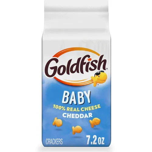Goldfish Baby Cheddar Crackers, galletas de aperitivos, bolsa de 7.2 onzas