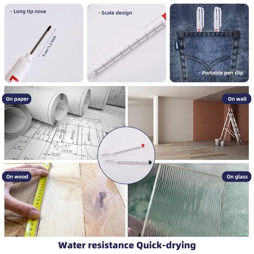 Vista 6 de Juego de escuadra de viga y escuadra combinada de 12 pulgadas, aluminio, azul