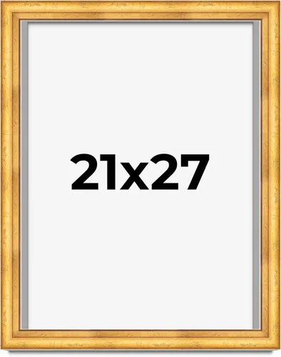 Vista 110 de Caja de sombra de 5 x 5 pulgadas, marco de exhibición biselado de hoja dorada Madera maciza 1.75 pulgadas de profundidad 1.75 pulgadas