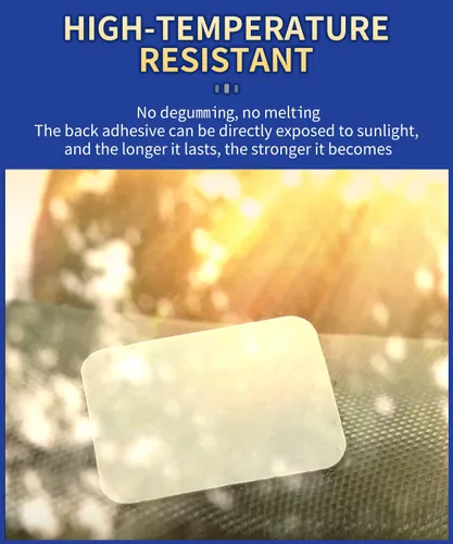 Vista 5 de 20 juegos de tiras de gancho y bucle súper adhesivas, resistentes, hechas de 3M VHB, resistentes al calor, impermeables, para uso en exteriores