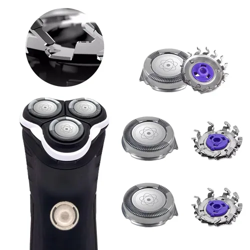 Vista 7 de 3X - Cuchilla de afeitar de repuesto para Philips Norelco AT895, PT710, PT715, PT720, PT721, PT722, PT723, PT724, PT725, PT726, P727, PT728 PT730