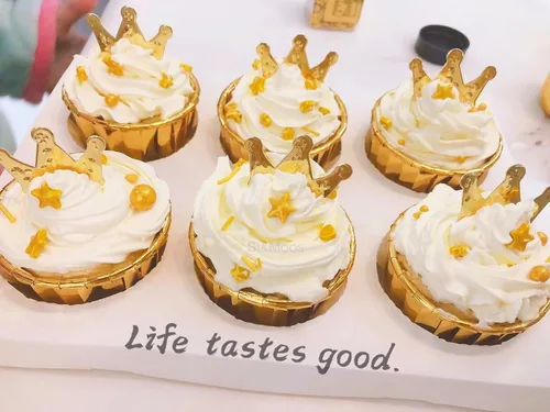 Vista 5 de SE Si&Moos Gránulos dorados de estrellas para decoración de pasteles, decoración de pasteles de estrellas, estrellas doradas comestibles grandes